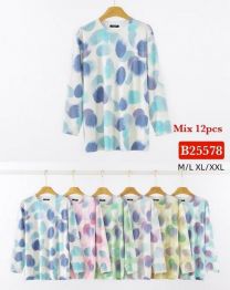 Swetry damskie (M-2XL/12 szt)