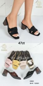 Klapki na obcasie (36-41/12P)