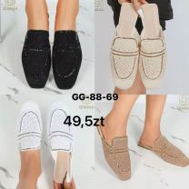 Klapki zakryte palce damskie(36-41/12P)