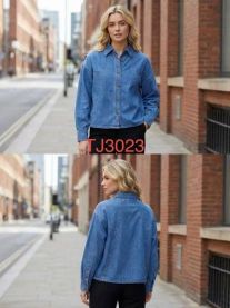 Koszula jeansowa damska (XS-XL/12szt)