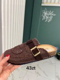 Klapki zakryte palce damskie(36-41/12P)