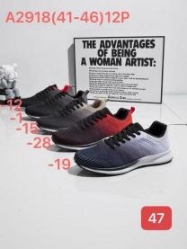 Buty sportowe wiązane męskie (41-46/12P)