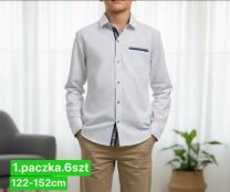 Koszula Chłopięce (122-152/6szt)