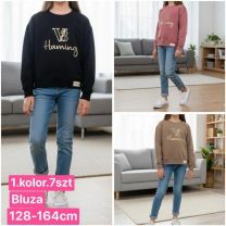 Bluzy Dziecięce (128-164/7szt)