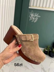 Klapki na obcasie (36-41/12P)