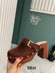 Klapki na obcasie (36-41/12P)