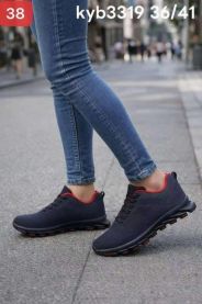 buty sportowe wiązane damskie (36-41/12P)