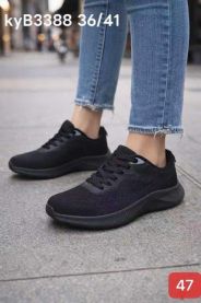 buty sportowe wiązane damskie (36-41/12P)