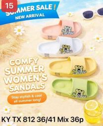 Klapki basenowe damskie (36-41/36P)