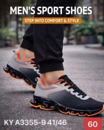 Buty sportowe wiązane męskie (41-46/12P)