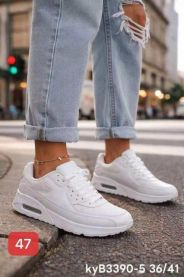 buty sportowe wiązane damskie (36-41/12P)