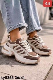 buty sportowe wiązane damskie (36-41/12P)