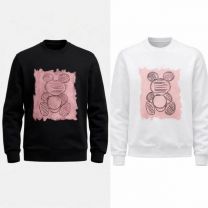 Bluzy bez kaptura damskie (S-L/6szt)