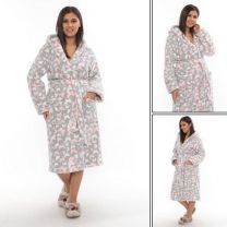 Szlafrok Damskie (L-3XL/4szt)