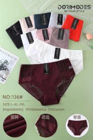 MAJTKI DAMSKIE (L-2XL/24szt)