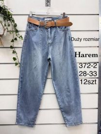 Spodnie jeansowe damskie (28-33/12szt)