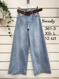 Spodnie jeansowe damskie (XS-L/12szt)