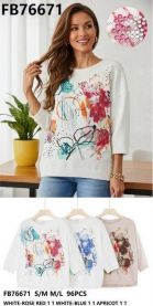 Swetry damskie (S-L/12szt)