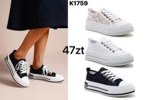 Trampki wiążane damskie(36-41/12P)