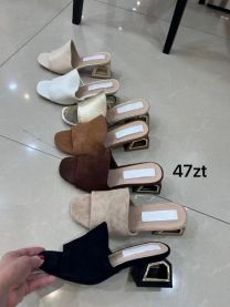 Klapki na obcasie (36-41/12P)