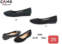 Baleriny damskie (36-42/12P)