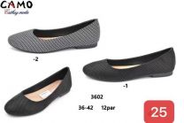 Baleriny damskie (36-42/12P)