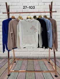 Bluzy z kapturem damskie (S-XL/10szt)