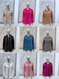 Bluzy z kapturem włoskie (uniwersalny/6szt)