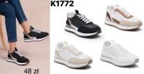 buty sportowe wiązane damskie (36-41/12P)