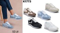 buty sportowe wiązane damskie (36-41/12P)