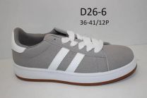 buty sportowe wiązane damskie (36-41/12P)