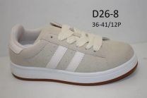 buty sportowe wiązane damskie (36-41/12P)