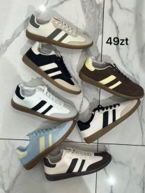 buty sportowe wiązane damskie (36-41/12P)