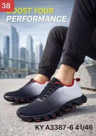 Buty sportowe wiązane męskie (41-46/12P)