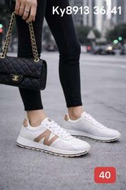 buty sportowe wiązane damskie (36-41/12P)