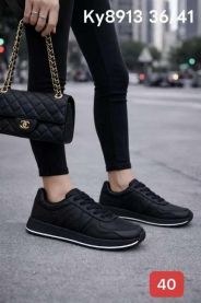 buty sportowe wiązane damskie (36-41/12P)