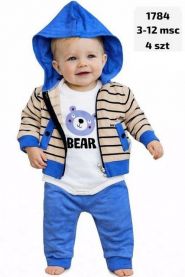 Komplet Dziecięce Turecka (3-12M/12kpt)