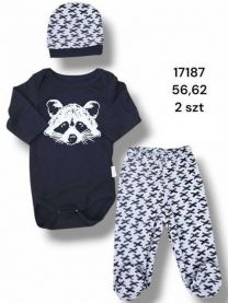 Komplet niemowlęcy Turecka (56-62/12kpt)