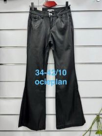 Spodnie ekoskóra damskie (34-42 /10szt)