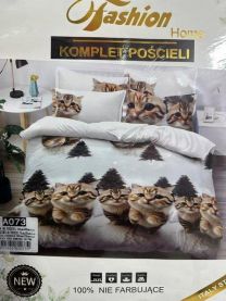 Komplet pościel 4 częściowy (160x200cm/6kompletów)