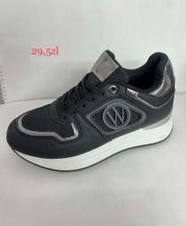 buty sportowe wiązane damskie (36-41/12P)
