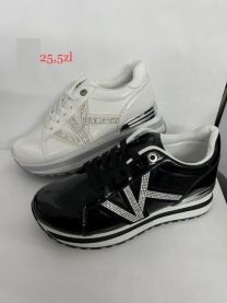 buty sportowe wiązane damskie (36-41/12P)