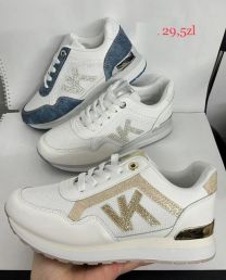 buty sportowe wiązane damskie (36-41/12P)