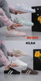 buty sportowe wiązane damskie (36-41/12P)