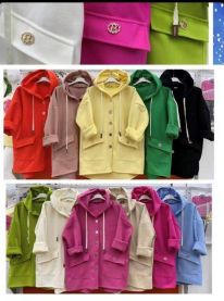 Bluzy z kapturem włoskie (uniwersalny/6szt)