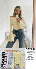 Swetry damskie (uniwersalny/10szt)