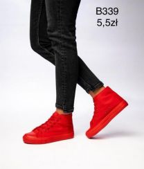 Trampki wiążane damskie(36-41/12P)