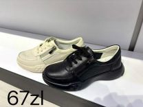 buty sportowe wiązane damskie (36-41/12P)