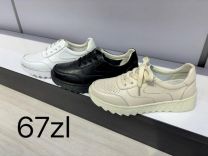 buty sportowe wiązane damskie (36-41/12P)