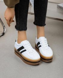 buty sportowe wiązane damskie (36-41/12P)